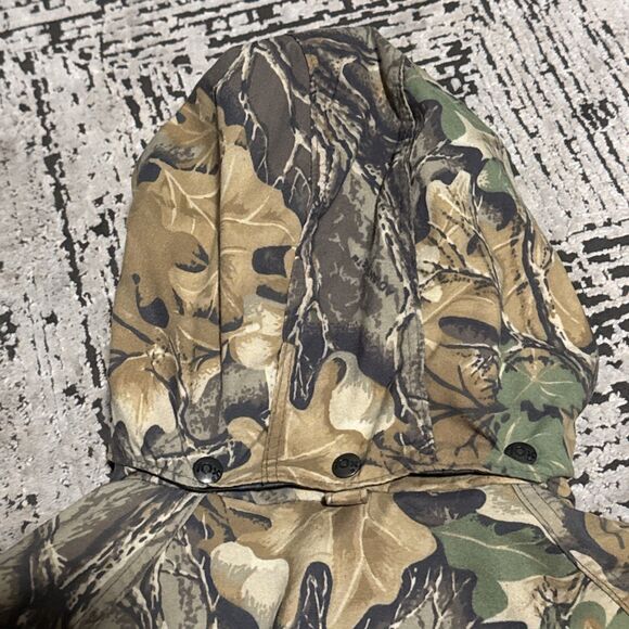 10X Gore Tex Rainwear Coat Jacket Large Mens Vintage Advantage Camo Saddle Cloth - Picture 13 of 14